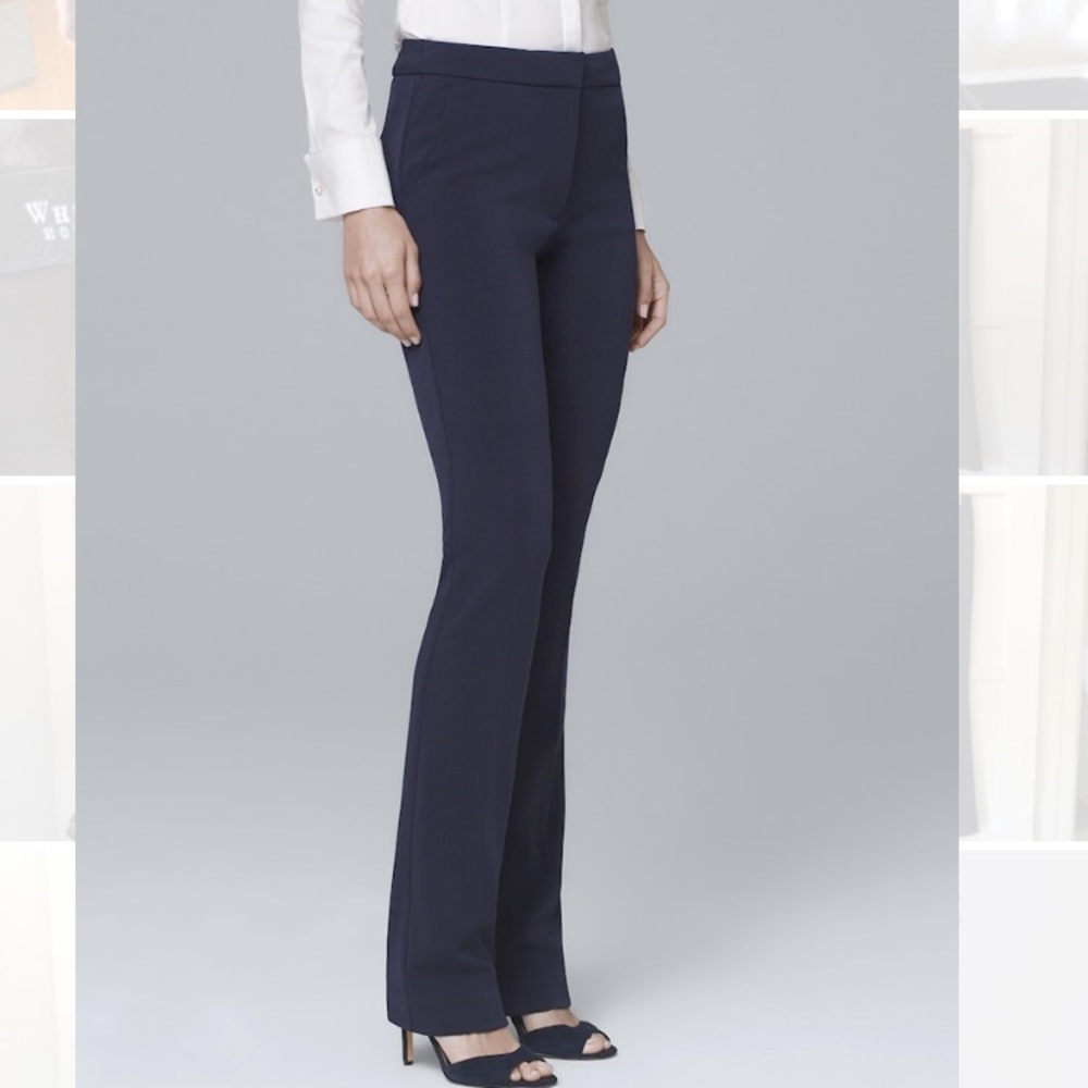 WHBM Slim Navy Pants